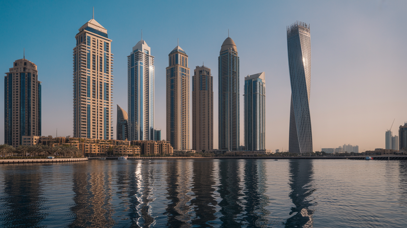 Luxury Dubai property development with premium finishes and prime location