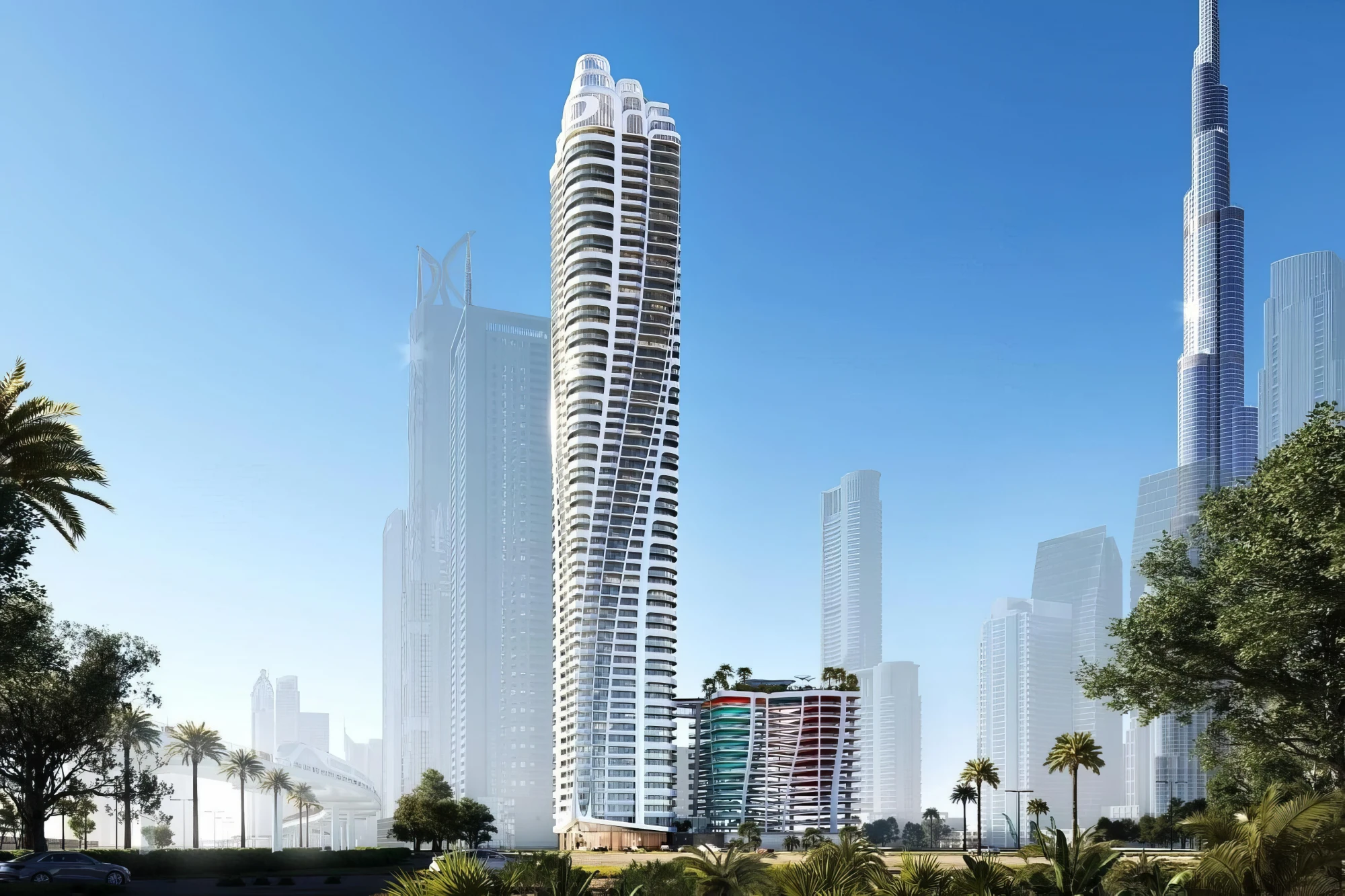 Volta by Damac - Contemporary tower with cutting-edge wellness amenities and spa facilities. Sophisticated design meets healthy urban living.